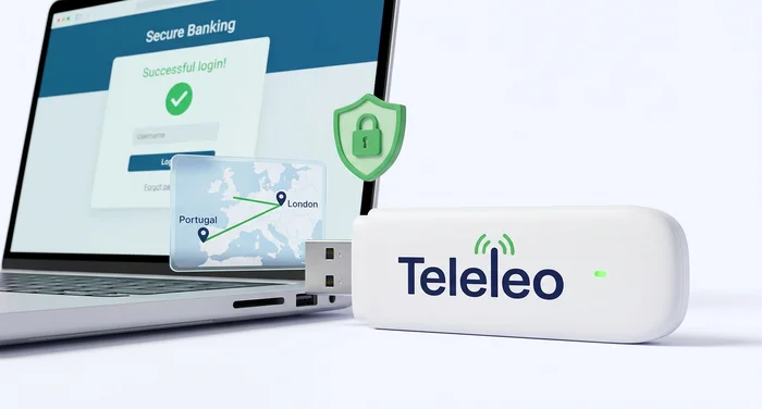 Online banking with VPN protection